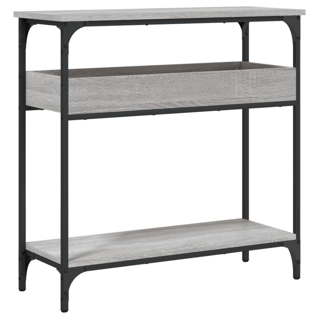 Console Table With Shelf 75X29X75Cm Engineered Wood