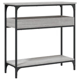 Console Table With Shelf 75X29X75Cm Engineered Wood