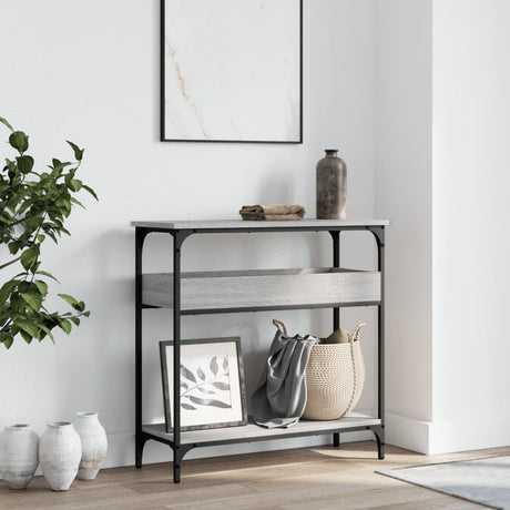 Console Table With Shelf 75X29X75Cm Engineered Wood