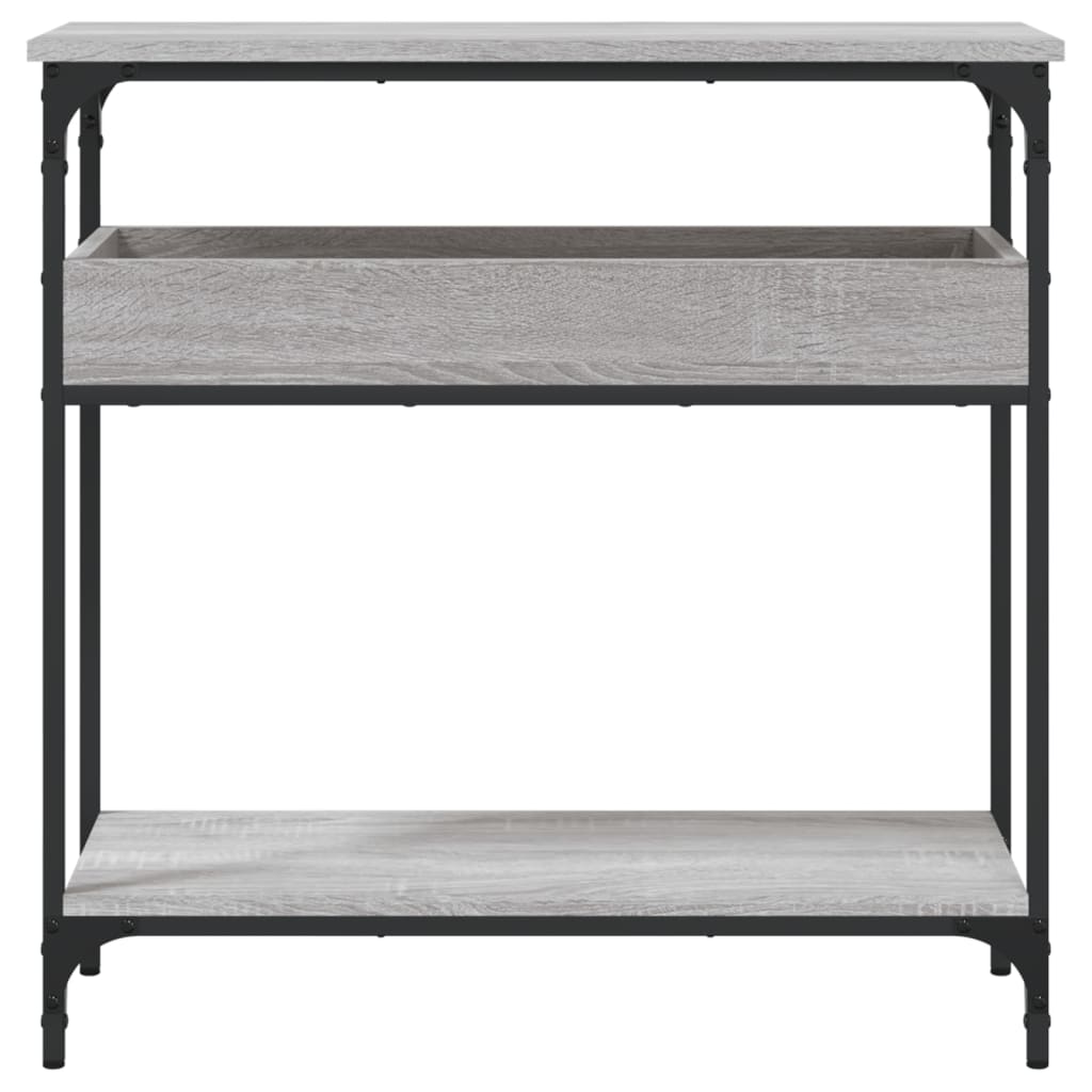 Console Table With Shelf 75X29X75Cm Engineered Wood