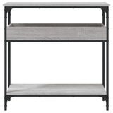 Console Table With Shelf 75X29X75Cm Engineered Wood