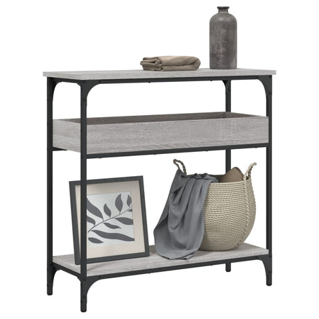 Console Table With Shelf 75X29X75Cm Engineered Wood