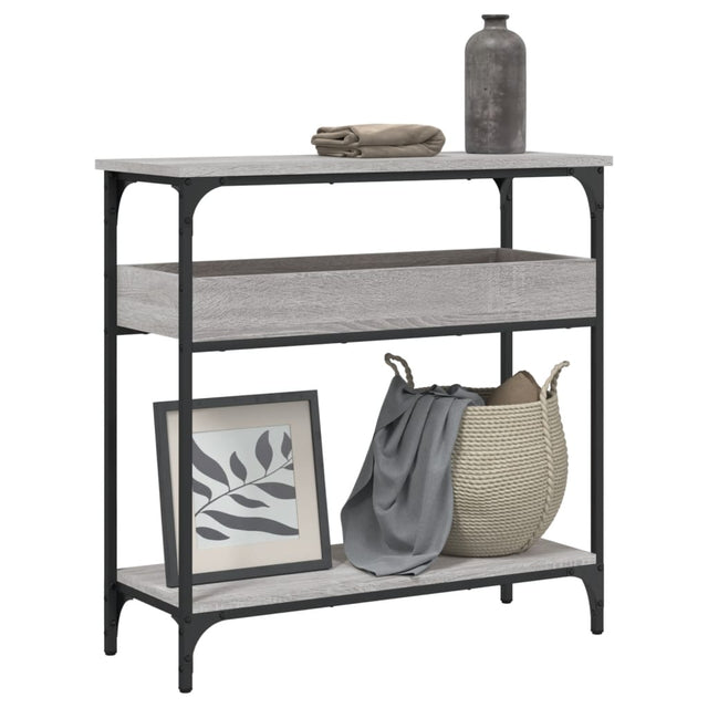 Console Table With Shelf 75X29X75Cm Engineered Wood