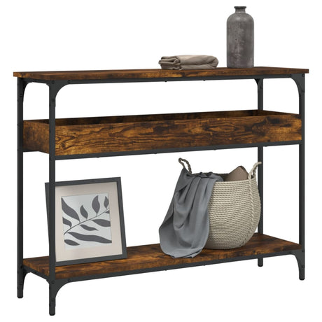 Console Table With Shelf 75X29X75Cm Engineered Wood