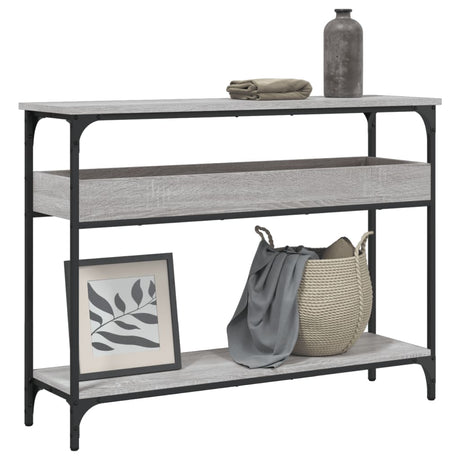 Console Table With Shelf 75X29X75Cm Engineered Wood