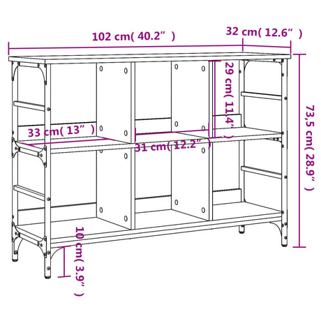 Sideboard 102X32X Engineered Wood