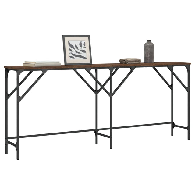 Console Table 180X29X75 Cm Engineered Wood