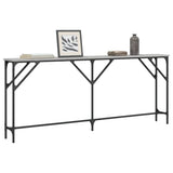 Console Table Grey Sonoma 180x23x75 cm Engineered Wood