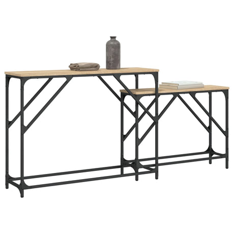 Nesting Console Tables 2 Pcs Engineered Wood