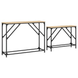 Nesting Console Tables 2 Pcs Engineered Wood