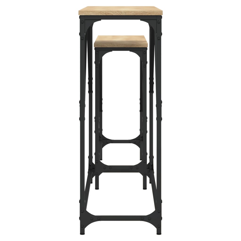 Nesting Console Tables 2 Pcs Engineered Wood