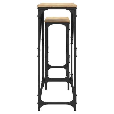Nesting Console Tables 2 Pcs Engineered Wood