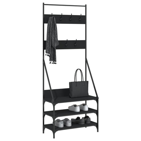 Clothes Rack With Shoe Storage