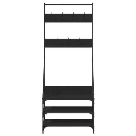 Clothes Rack With Shoe Storage