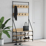 Clothes Rack With Shoe Storage