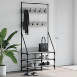 Clothes Rack With Shoe Storage