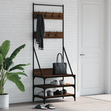 Clothes Rack With Shoe Storage