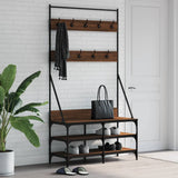Clothes Rack With Shoe Storage