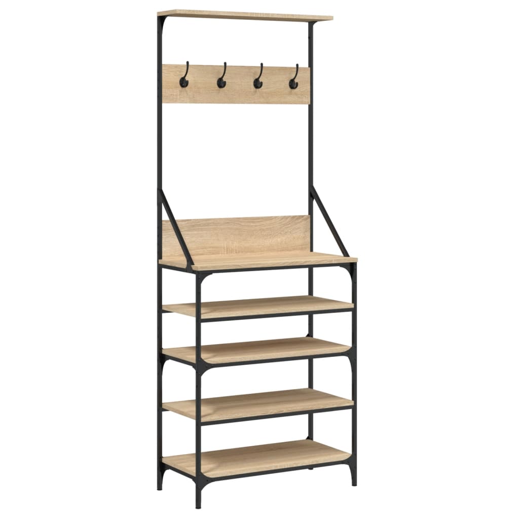 Clothes Rack With Shoe Storage