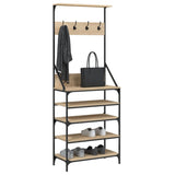 Clothes Rack With Shoe Storage