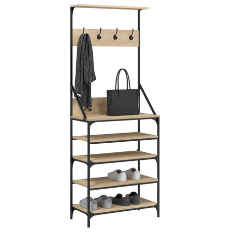 Clothes Rack With Shoe Storage