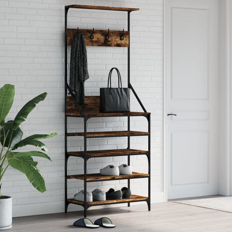 Clothes Rack With Shoe Storage