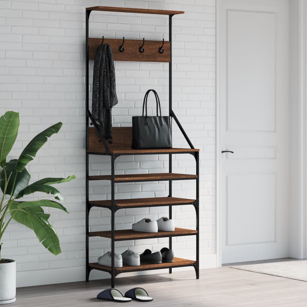 Clothes Rack With Shoe Storage