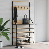 Clothes Rack With Shoe Storage