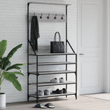 Clothes Rack With Shoe Storage