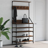 Clothes Rack With Shoe Storage