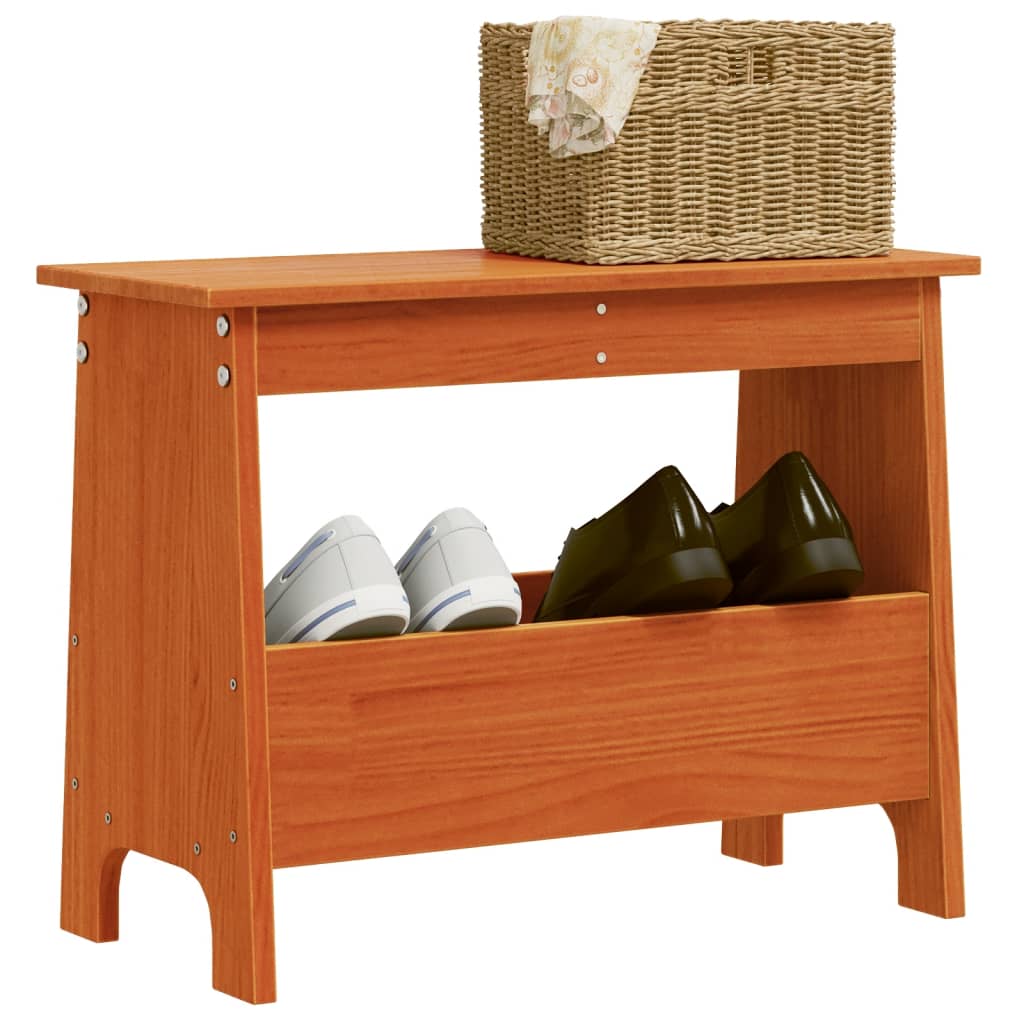 Hall Bench Solid Wood Pine