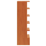 Shoe Cabinet Wax 52X30X104 Cm Solid Wood Pine