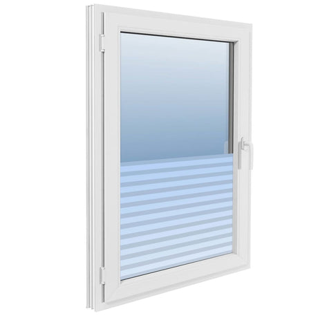 Window Films Frosted Stripes Design Pvc