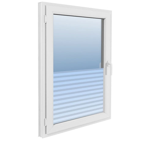 Window Films Frosted Stripes Design Pvc