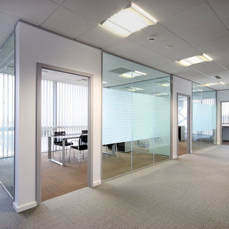 Window Films Frosted Stripes Design Pvc
