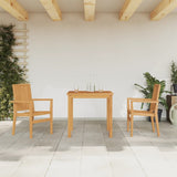 5 Piece Garden Dining Set Solid Wood Teak