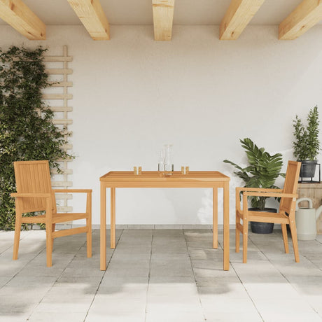 5 Piece Garden Dining Set Solid Wood Teak