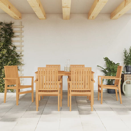 5 Piece Garden Dining Set Solid Wood Teak