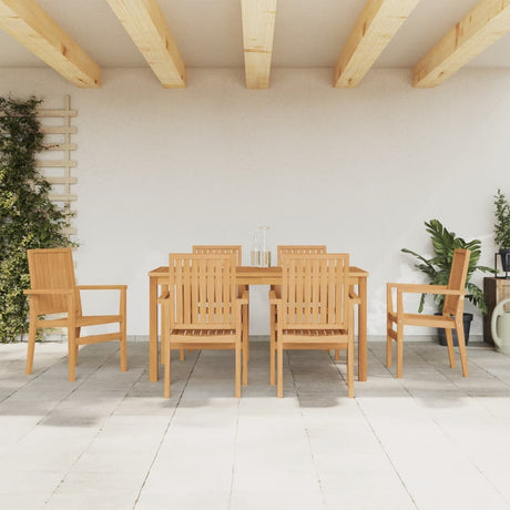 5 Piece Garden Dining Set Solid Wood Teak