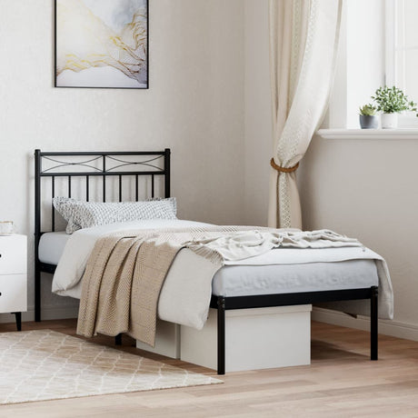 Metal Bed Frame Without Mattress 100X200Cm