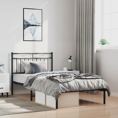 Metal Bed Frame Without Mattress 100X200Cm
