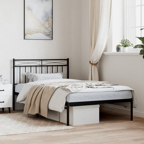 Metal Bed Frame Without Mattress 100X200Cm