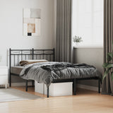Metal Bed Frame Without Mattress 100X200Cm