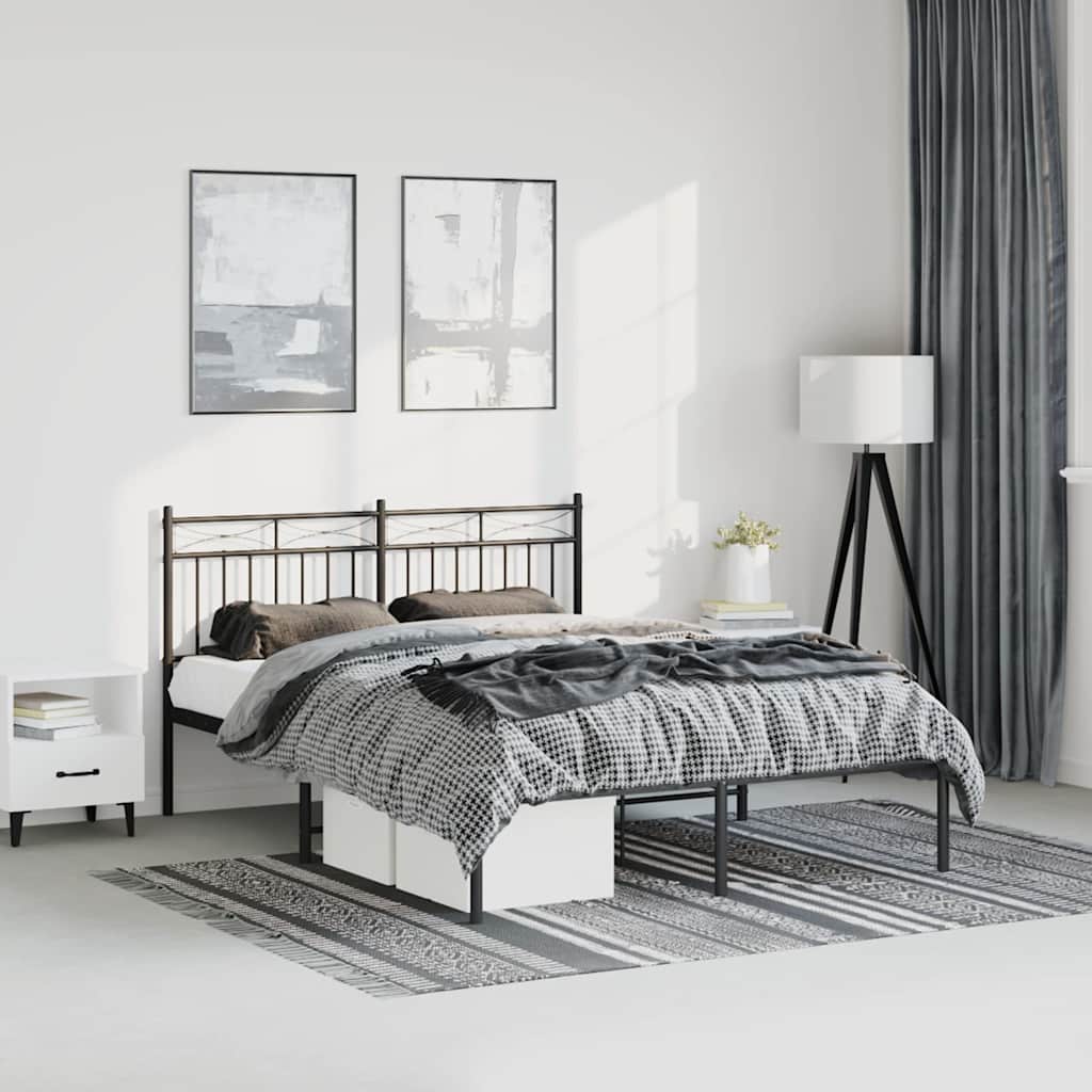 Metal Bed Frame Without Mattress 100X200Cm