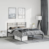 Metal Bed Frame Without Mattress 100X200Cm
