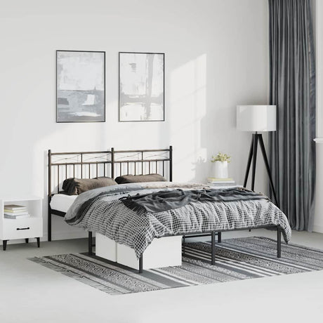 Metal Bed Frame Without Mattress 100X200Cm