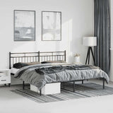 Metal Bed Frame Without Mattress 100X200Cm