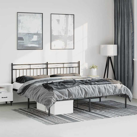 Metal Bed Frame Without Mattress 100X200Cm