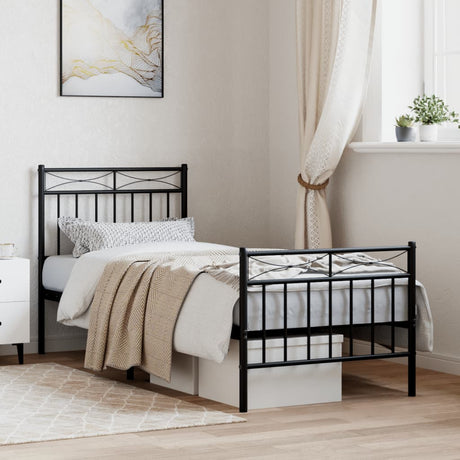 Metal Bed Frame Without Mattress 100X200Cm