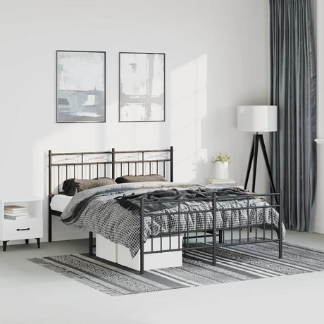 Metal Bed Frame Without Mattress 100X200Cm